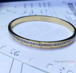 Cartier Replica Bangle - Yellow Gold with Diamonds